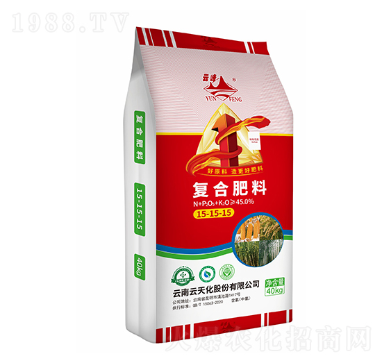 復合肥料（40kg）15-15-15-云峰-云天化